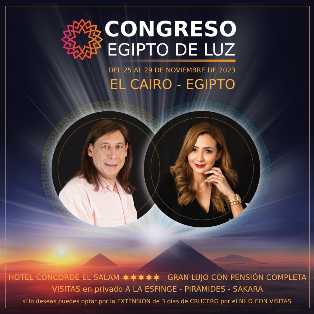 Congreso Egipto de Luz en Egipto con Maria Elena Badillo y Xavier Pedro