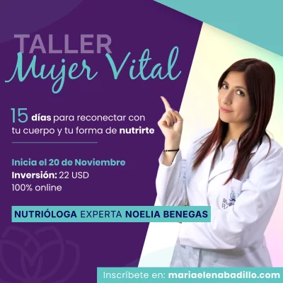Taller Mujer Vital – Nutrición